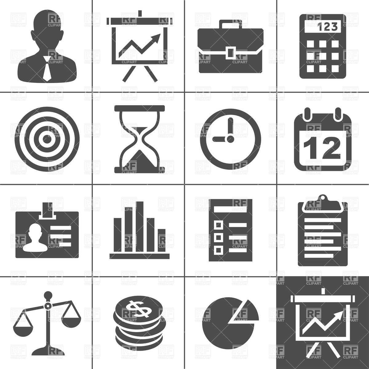 Business Icons Vector Free