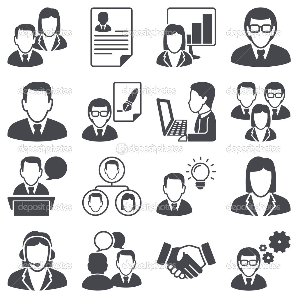 Business People Icons