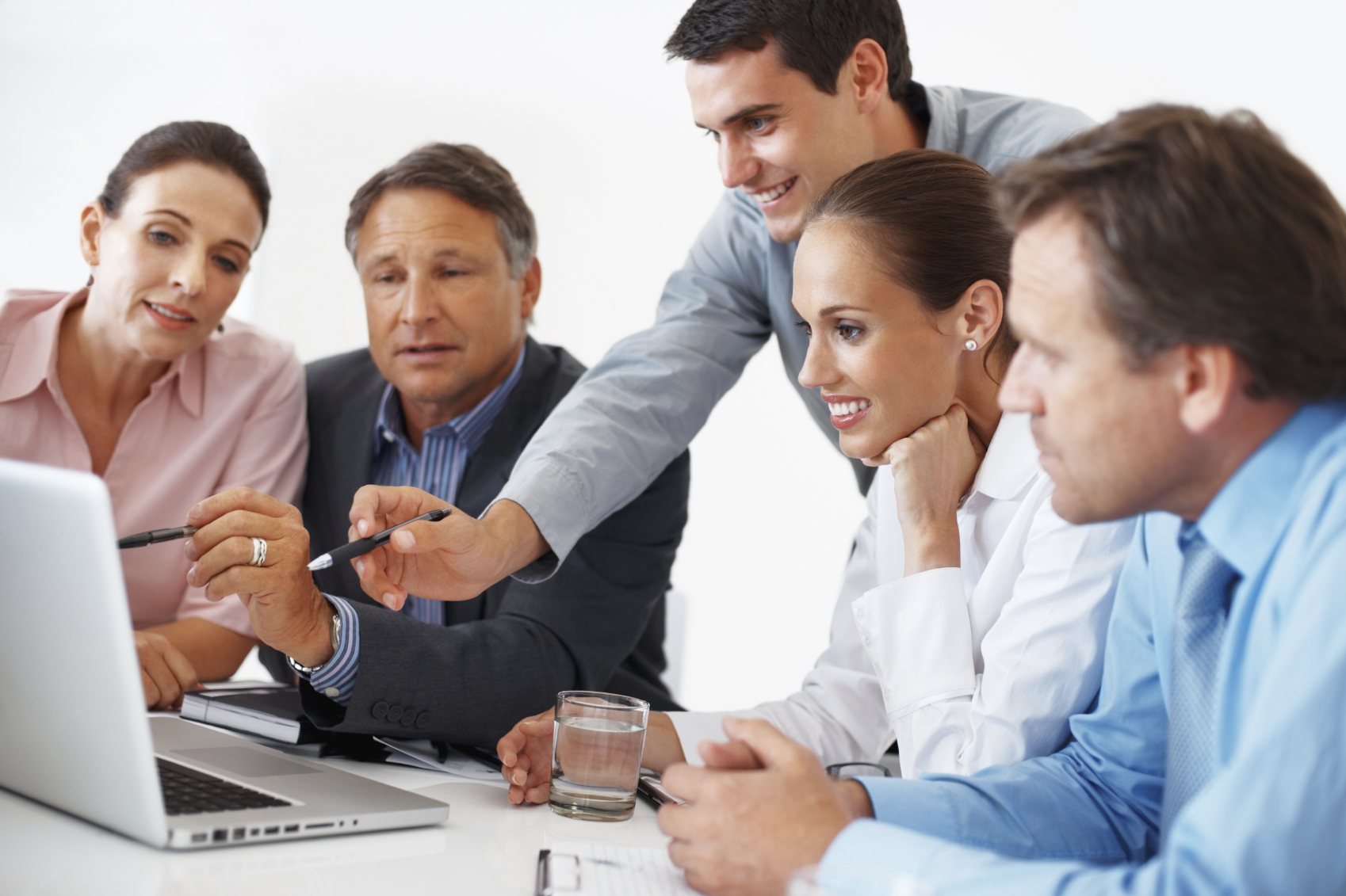 Business Person Working Together Business Person Working Together