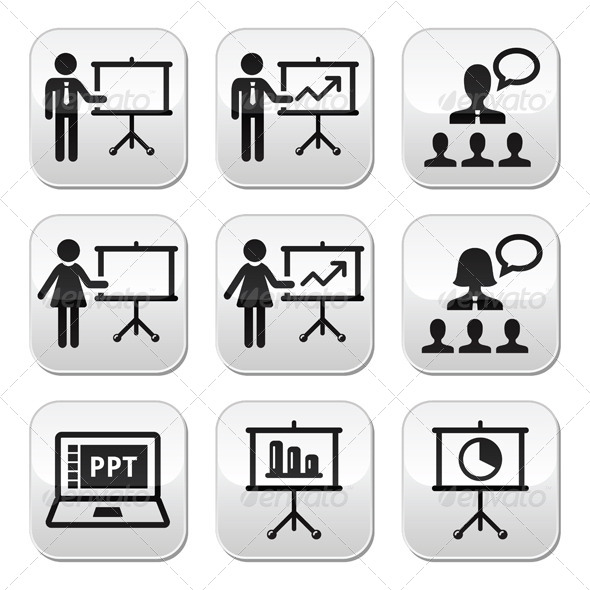 Business Presentation Icons