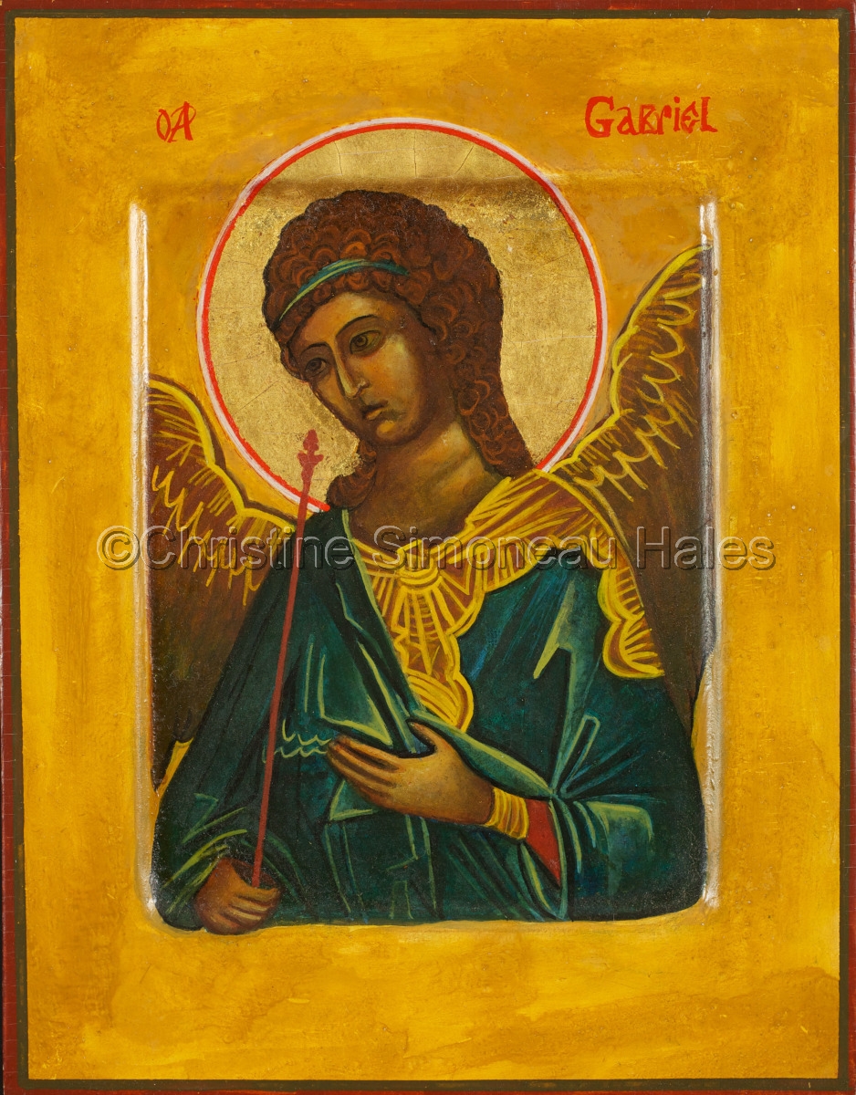 Byzantine Icon Archangel Gabriel