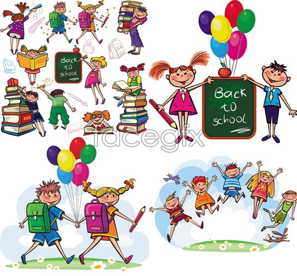 Cartoon Children Vector