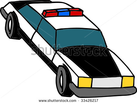 Cartoon Police Car