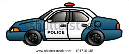 Cartoon Police Car