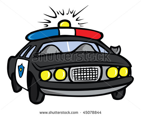 Cartoon Police Car Cartoon Police Car