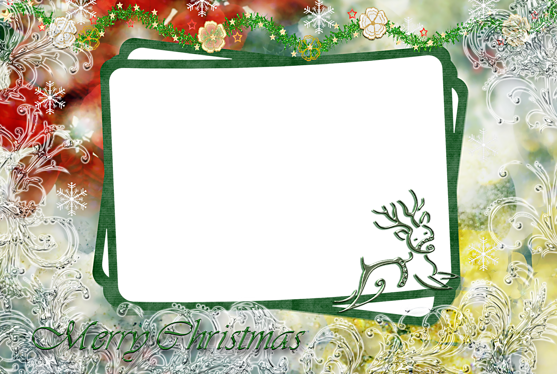 Christmas Photoshop Frames Template