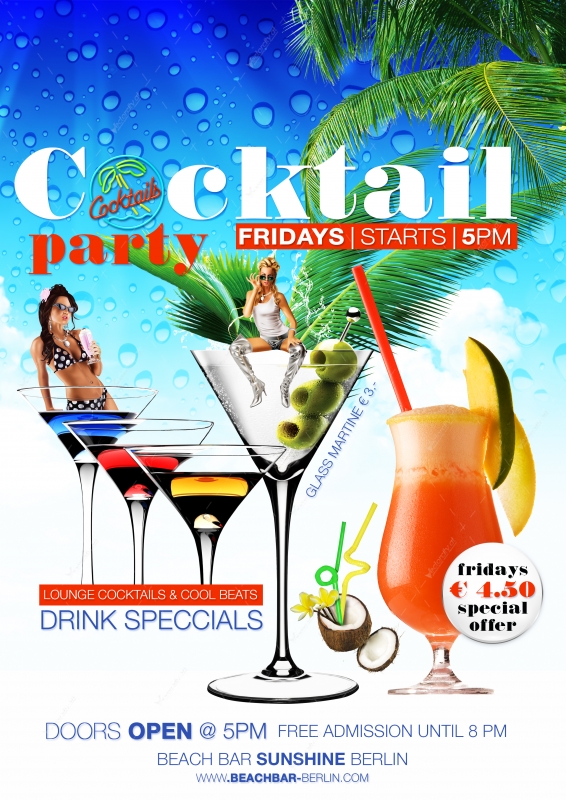 Cocktail Party Flyer Template