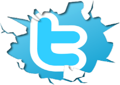 Cracked Twitter Logo