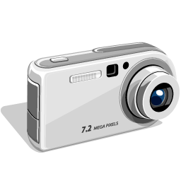 Digital Camera Flat Icon