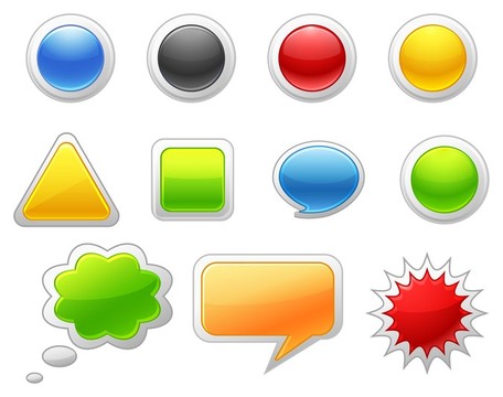 Download Button Icon Vector