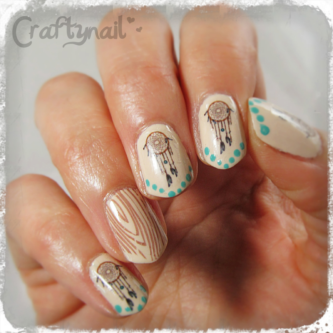 Dream Catcher Nail Art Design