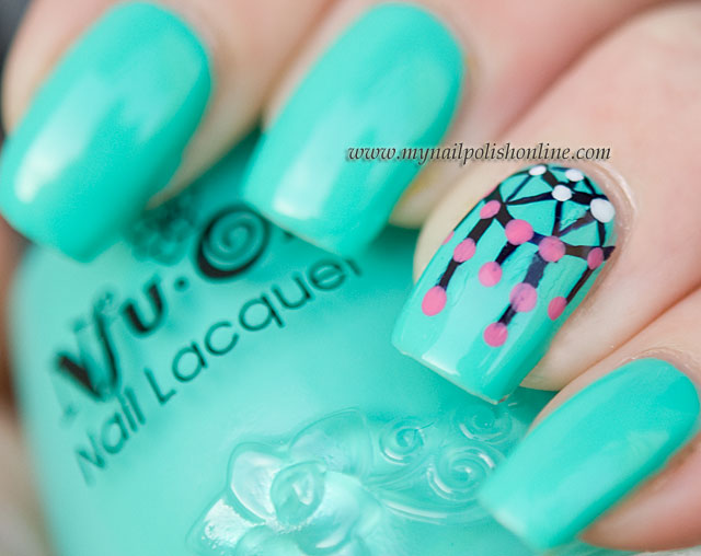 Dream Catcher Nail Art Design