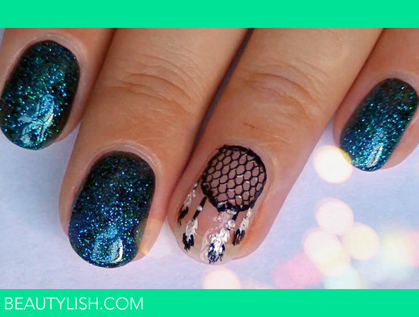 Dream Catcher Nail Design