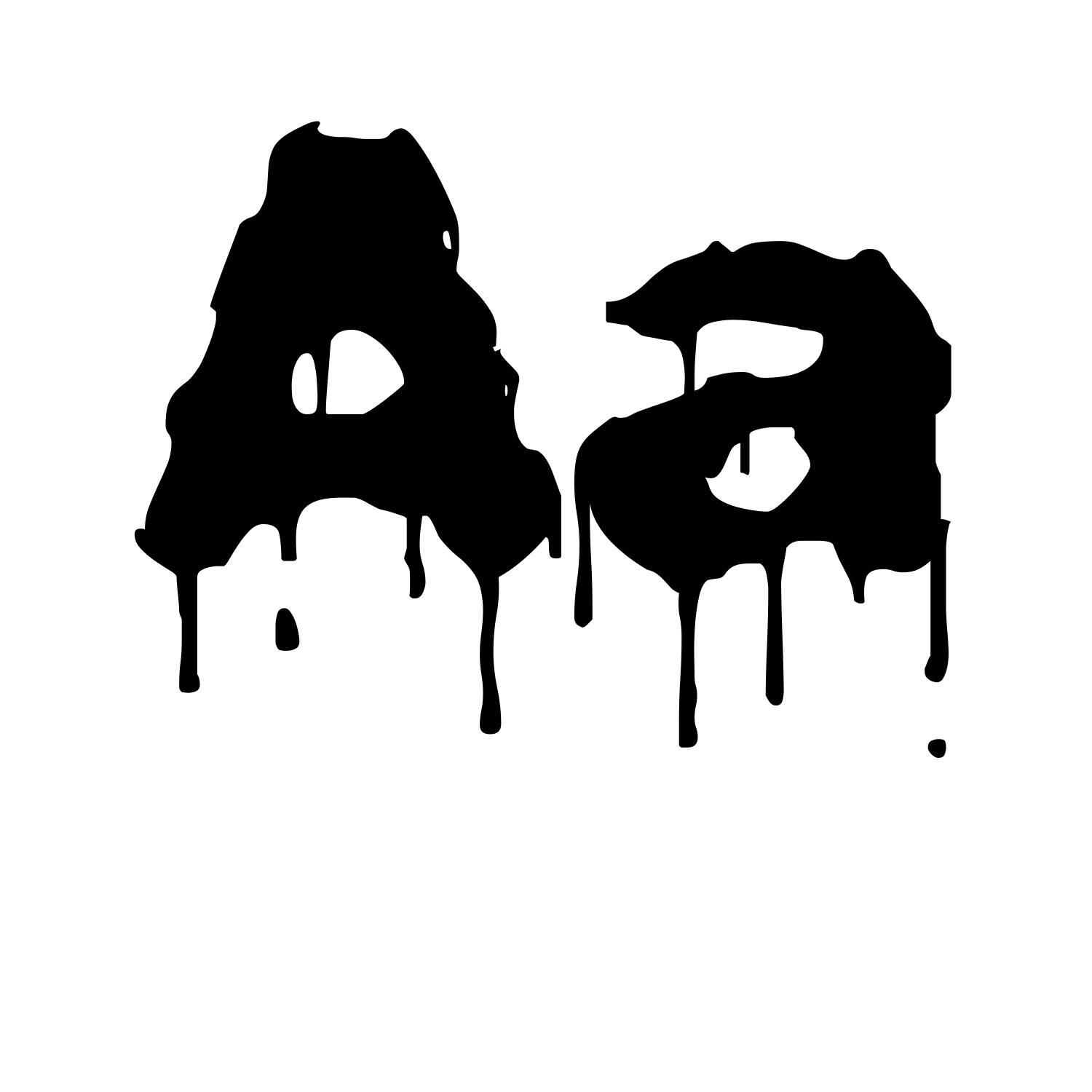 Dripping Letters Font Dripping Letters Font