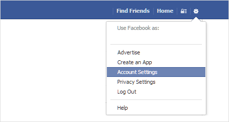 Facebook Account Settings