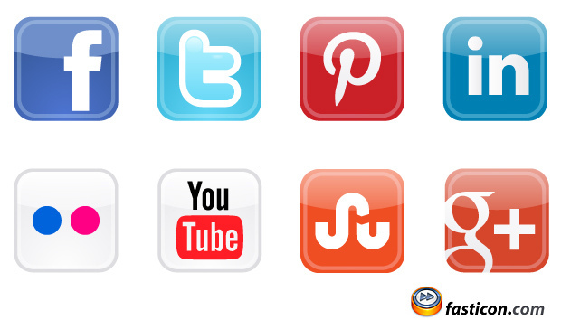 Facebook Social Media Icon Vector