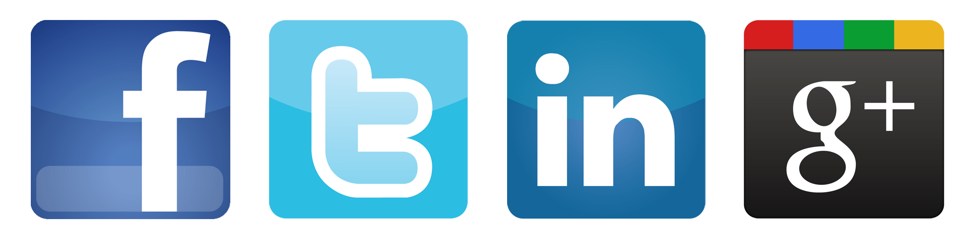 Facebook Twitter LinkedIn Icons