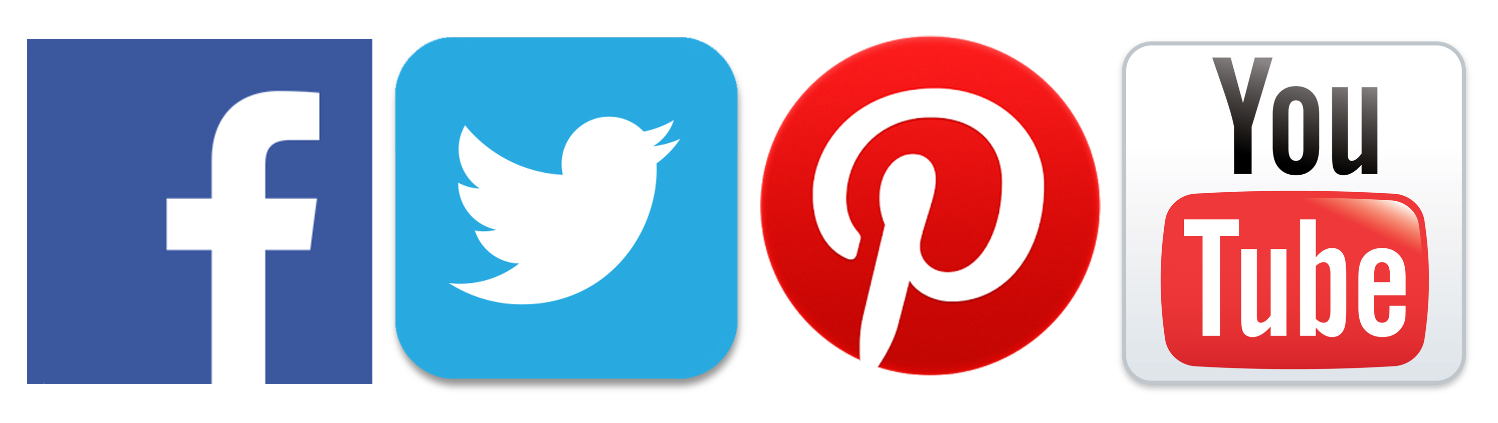 Facebook Twitter YouTube Icons