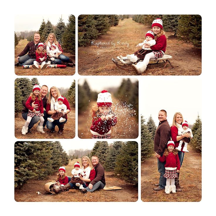 Family Christmas Photo Ideas Outside