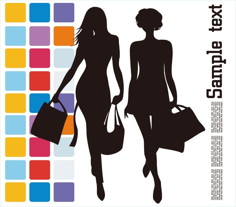 Fashion Shopping Vector Illustration