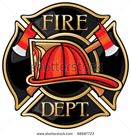 Fire Department Maltese Cross Clip Art