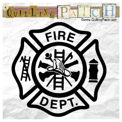 Fire Department Maltese Cross Template