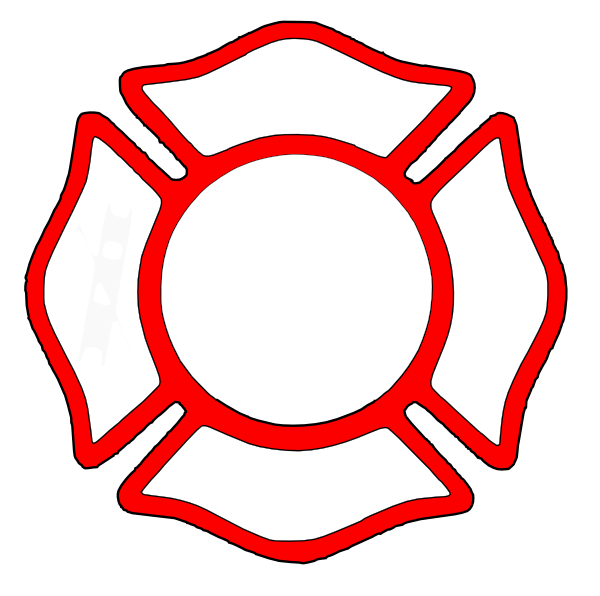 Firefighter Maltese Cross Clip Art