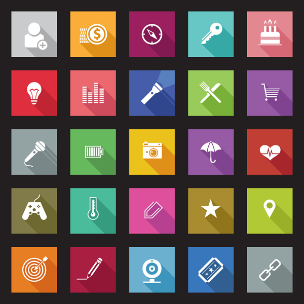 Flat App Icon Mobile Flat App Icon Mobile