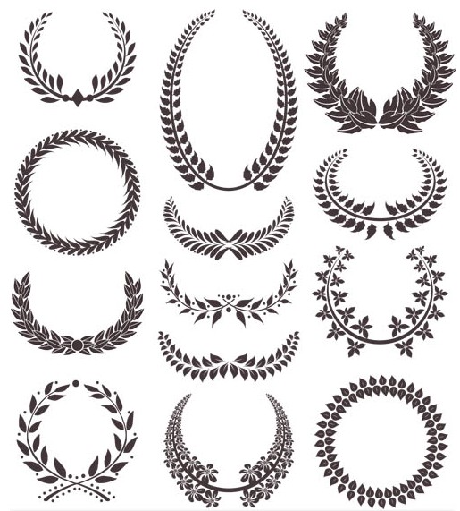 Floral Wreath Vector Free
