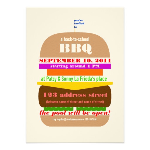 Free Cookout Invitation Templates