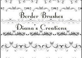 Free Elegant Border Brushes