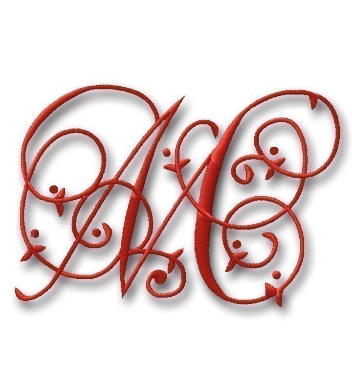 11 Embroidery Monogram Designs Free Download Images