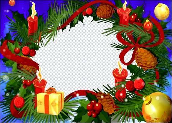 Free Photoshop Christmas Frame Templates