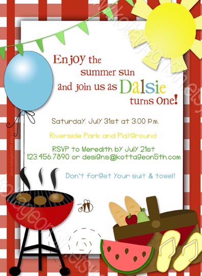 Free Printable BBQ Invitation Flyer