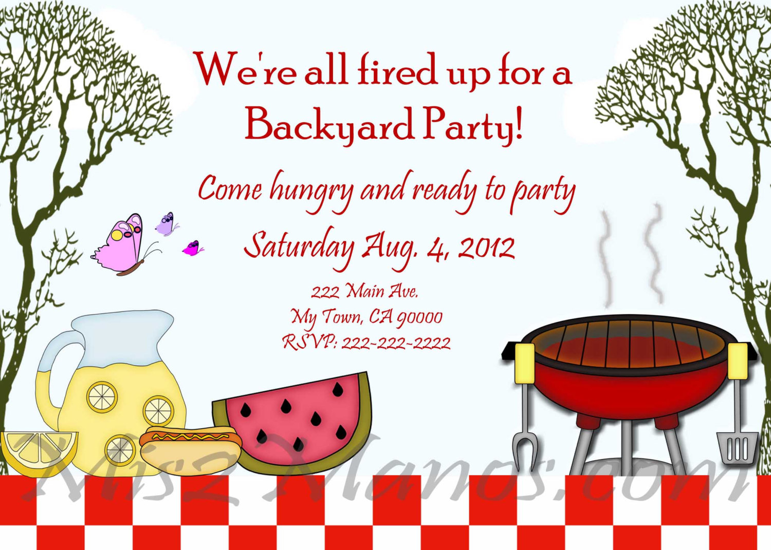 17 Summer BBQ Invitation Word Template Images