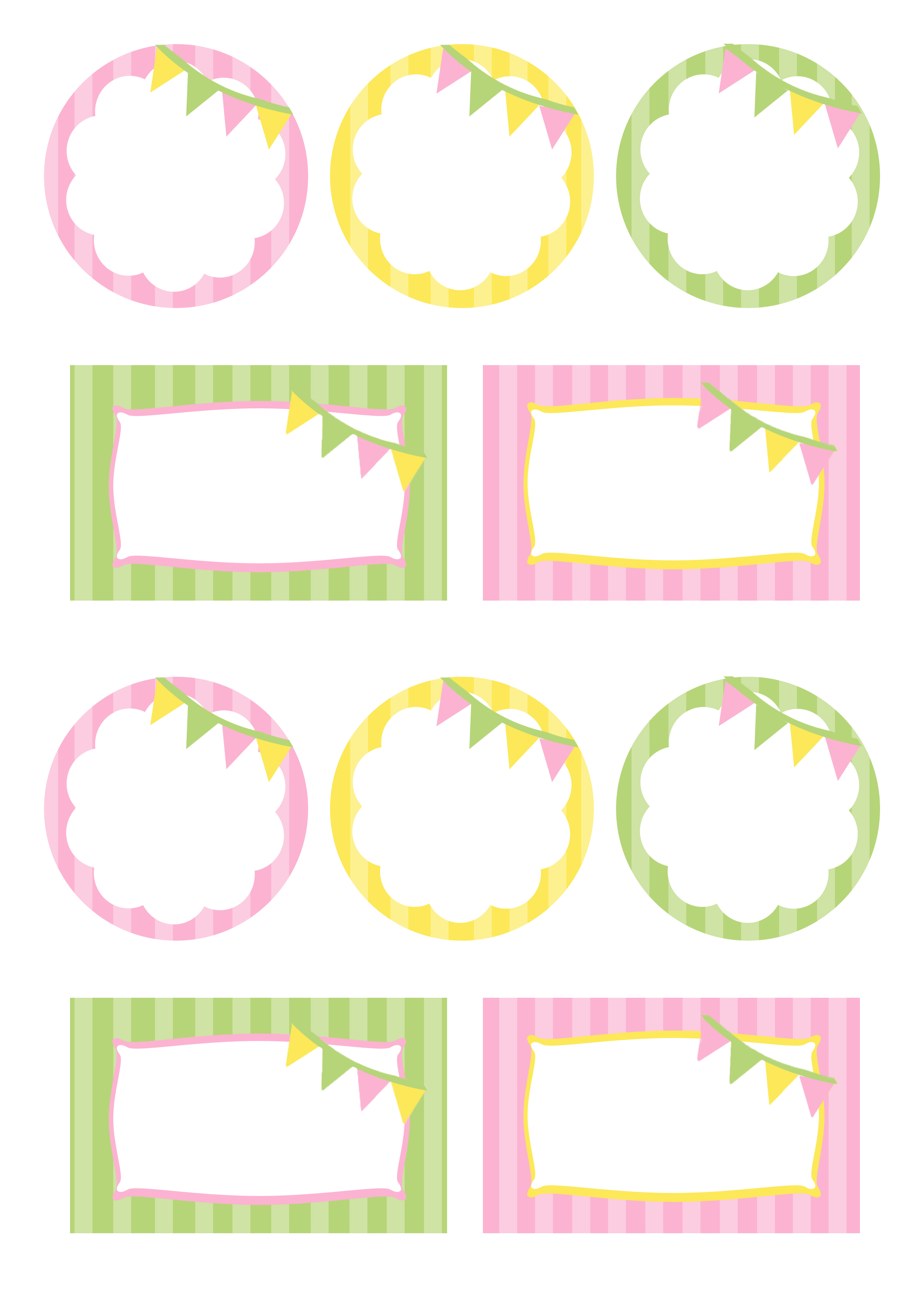 Free Printable Party Labels