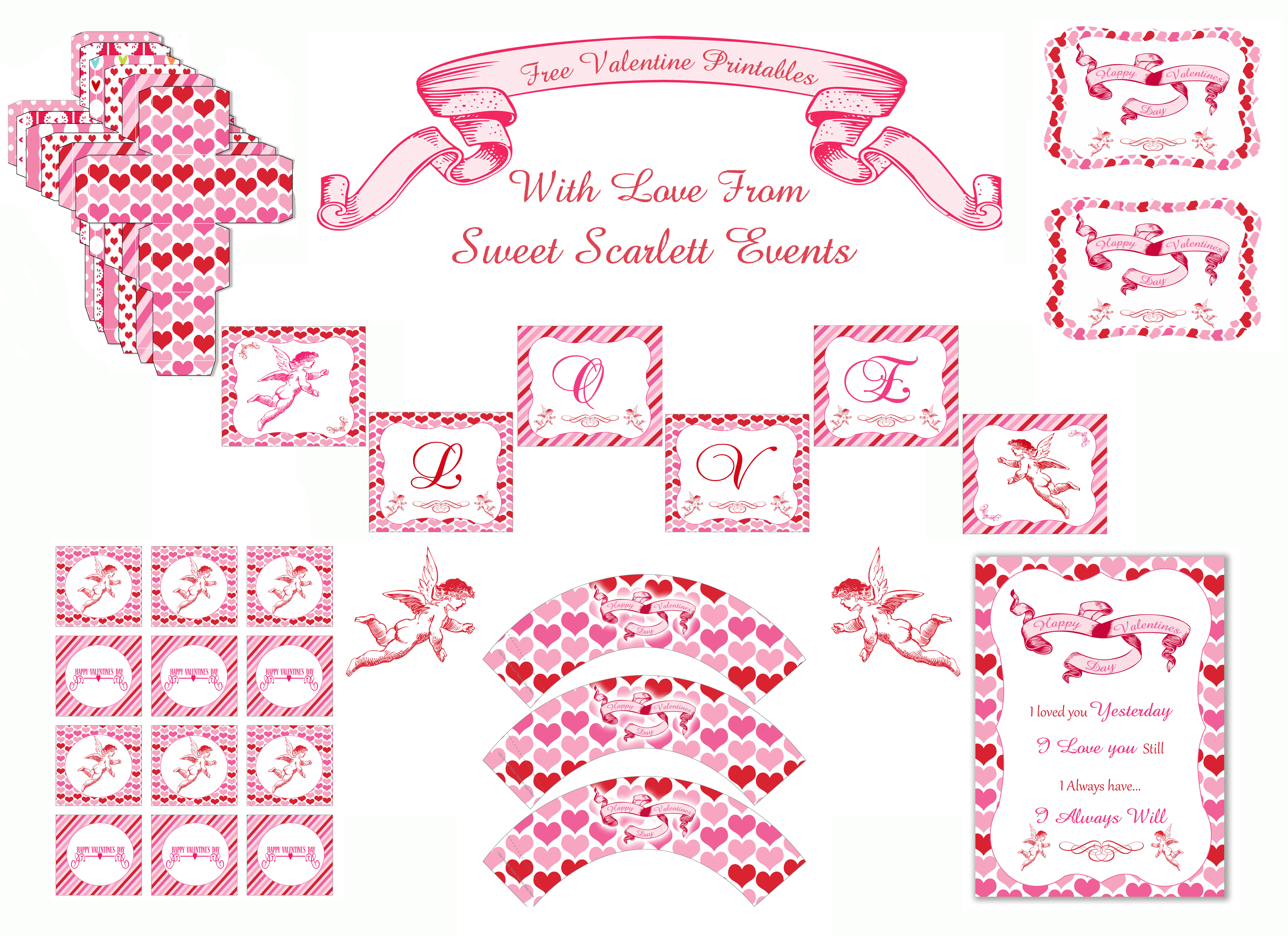 Free Printable Valentine Worksheets