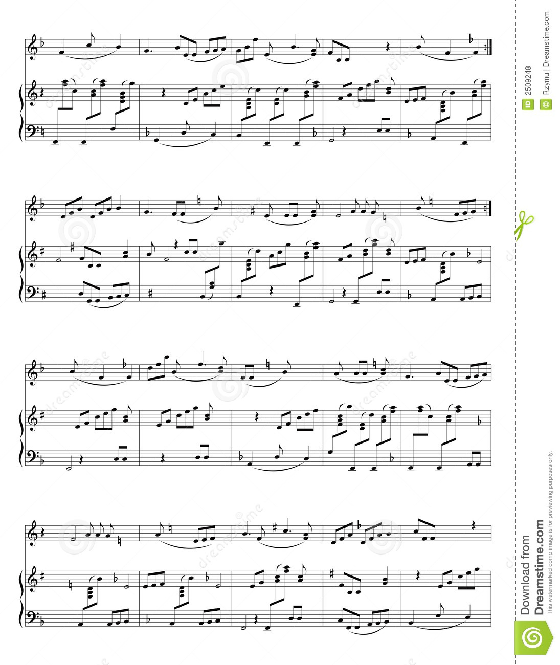 Free Vector Sheet Music Free Vector Sheet Music