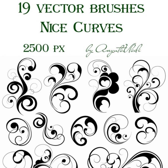 Free Vector Swirls Brushes Photoshop Free Vector Swirls Brushes Photoshop
