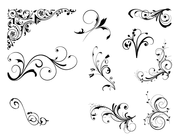 Free Vintage Vector Ornaments Free Vintage Vector Ornaments