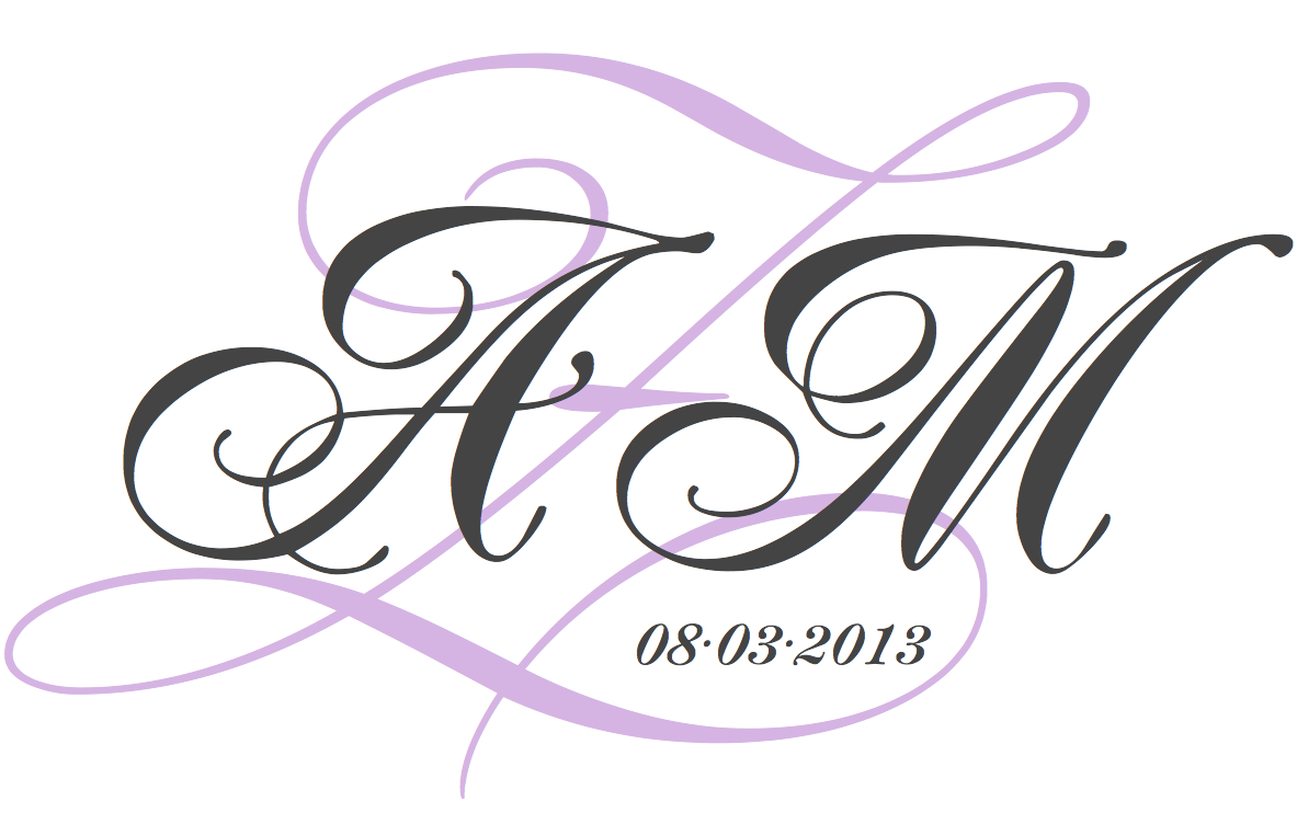 Free Wedding Monogram Templates for Microsoft Word