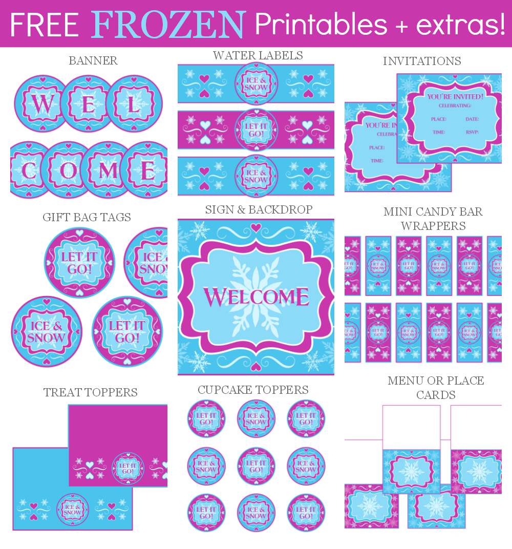 Frozen Party Free Printables