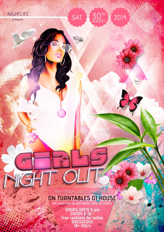 Girls Night Out Flyer Girls Night Out Flyer
