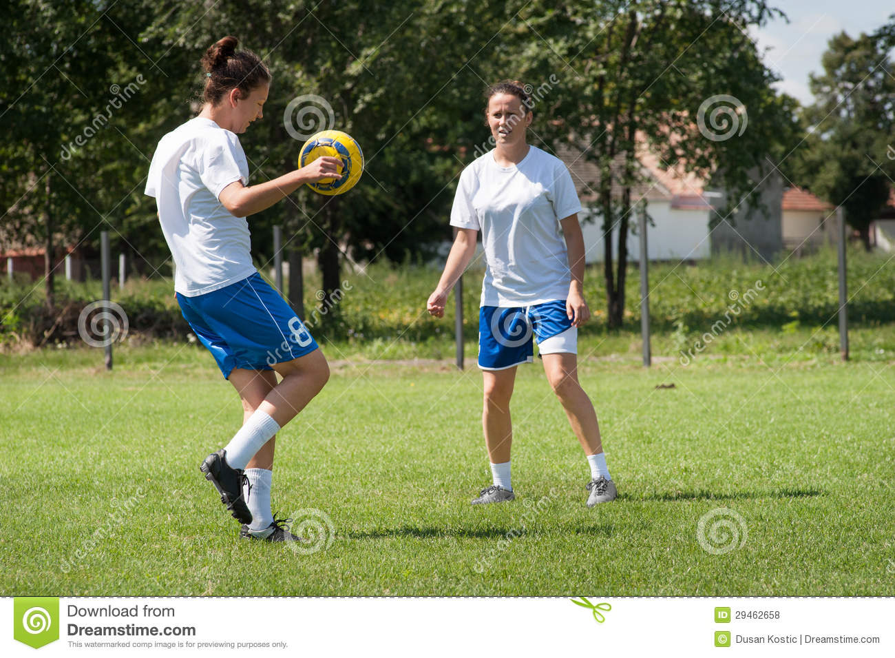 Girls Soccer Training