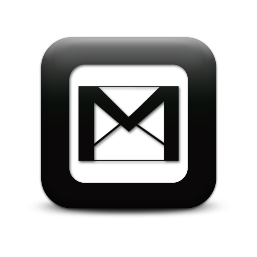Gmail Logo Black and White