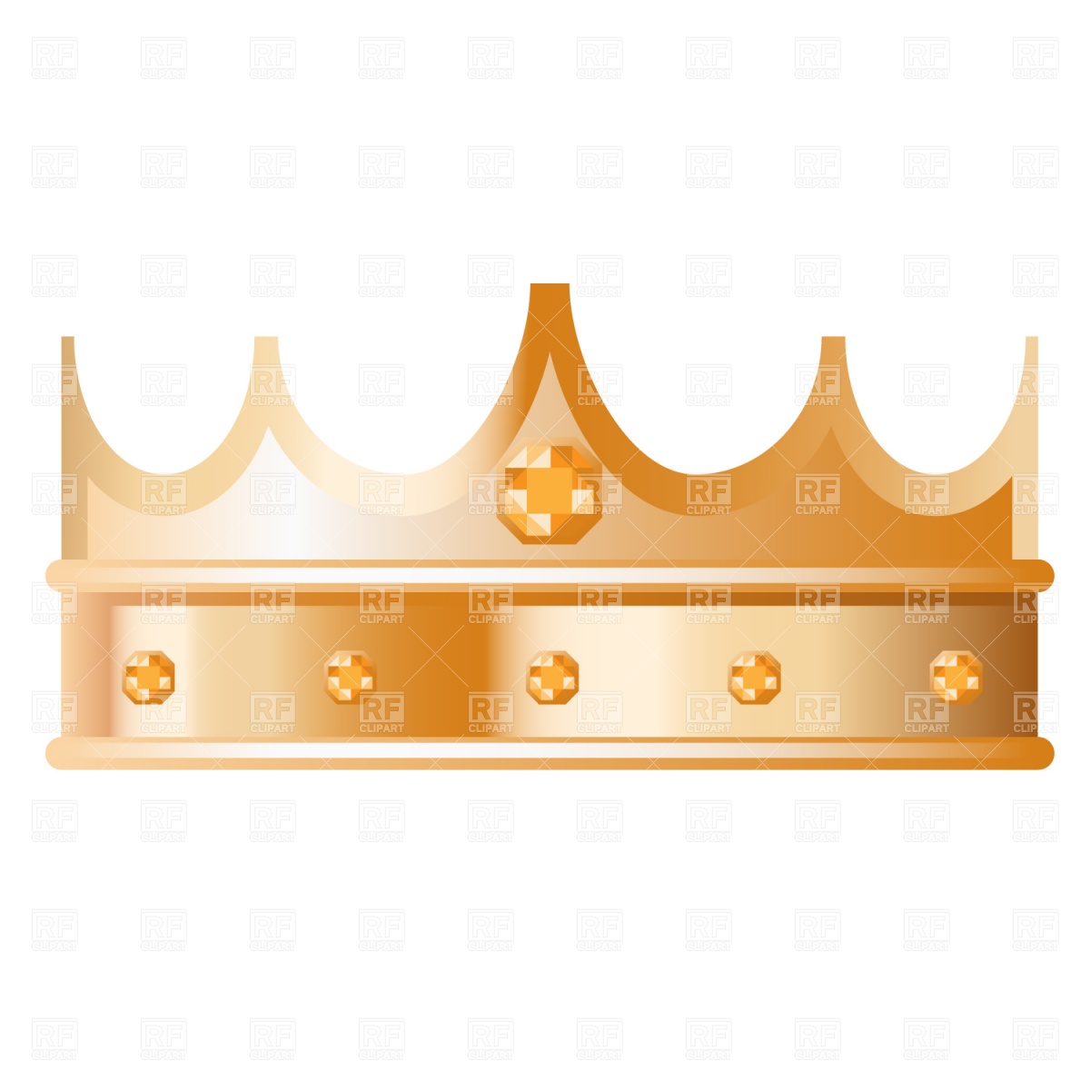 Golden King Crown Clip Art Free