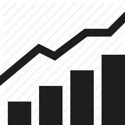 Graph Analytics Icon Graph Analytics Icon