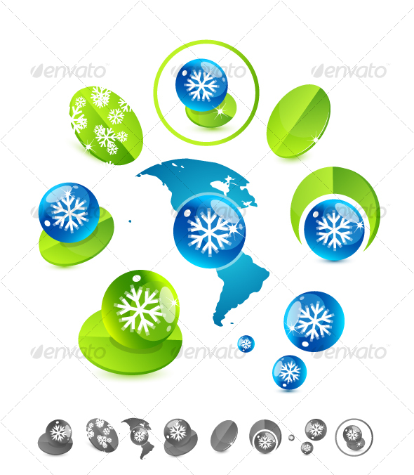 Green Vector Design Element