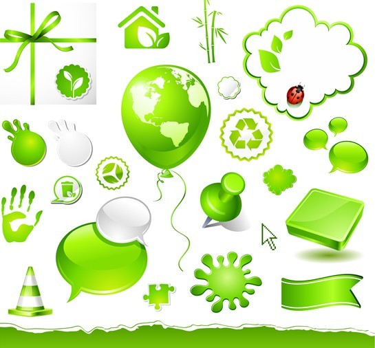Green Vector Design Element
