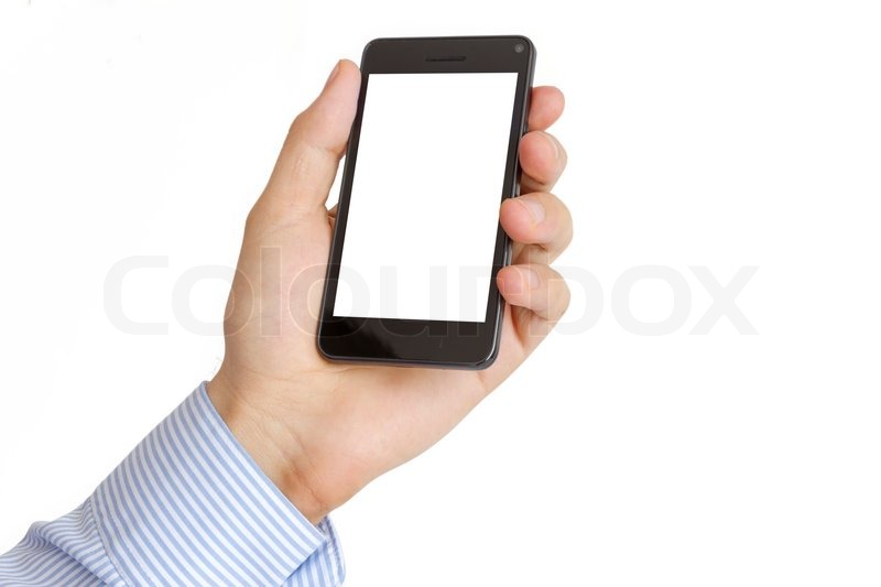 Hand Holding Cell Phone Hand Holding Cell Phone